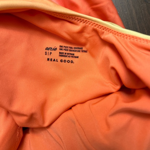 Aerie One Shoulder Swimsuit Size Small Full Coverage Modest Beach Pool Summer - Picture 13 of 16